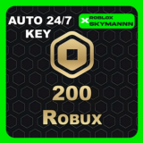 200 ROBUX КАРТА ПОПОЛНЕНИЯ ROBLOX GLOBAL АВТО 24/7