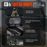 Battlefield 6 3 предмета 🔥 Twitch Drop Tw ака