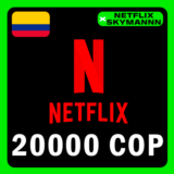 АВТО Карта пополнения Netflix 20000 COP КОЛУМБИЯ 24/7
