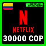 АВТО Карта пополнения Netflix 30000 COP КОЛУМБИЯ 24/7