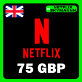 АВТО Карта пополнения Netflix 75GBP ВЕЛИКОБРИТАНИЯ 24/7