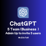 ChatGPT Business — 1 месяц (Админ + 5 пользователей