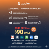 Zapier Pro 1 год | Скидка 70% | $90 только | Акция