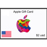 Apple & iTunes Gift Card $2 usd (US Region )