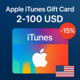 🍏 Apple iTunes Gift Card 2-100 USD USA [-15% номинала]