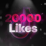 TikTok 20,000 Реальных Лайков | Гарантия