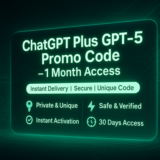 ChatGPT Plus GPT-5 Промокод – Подписка 1 месяц
