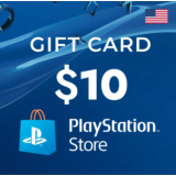 Карта PlayStation Store (США) – 10 USD