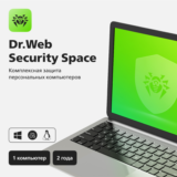 Dr.Web на 2 года: 1 ПК/Mac