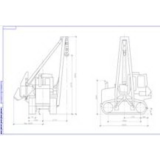 Чертеж Кран - трубоукладчик ТГ-301Я