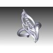 Finished jewelry model prototaypinga 5 Ring