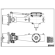 The drawing of the front axle ZIL