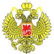 Машинная вышивка герб России