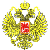 Машинная вышивка герб России