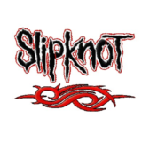 Машинная вышивка логотип группы  SlipKnot