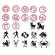 Signs of the zodiac vector clipart