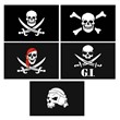 Pirate flag (Jolly Roger) vector
