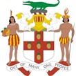 Jamaican coat of arms vector
