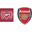 Arsenal (Arsenal) team logo and a fan club in the vecto