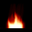 Lesson gif-animation: Burning fire