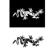 AVTOtatu Dragon, vector (Corel Draw).