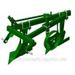 Plough double-hulled PN-2-20 for small tractors (drawin