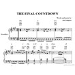 The Final Countdown. Europa. Piano Sheet Music Accordio
