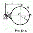 Решение задачи К4 В60 (рисунок К4.6 условие 0) Тарг 89