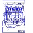 Продольный и поперечный разрезы двигателя Ваз 2106