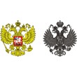 The coat of arms of the Russian Federation in the vector