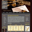 Landing page of legal services company (CMS)