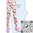 Pattern leggings in three sizes for the smallest