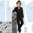 Ready-pattern jacket for boys of school age