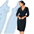 Ready-pattern dresses for larger women Og 100-122 cm