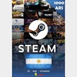 Steam Wallet Gift Card 1000 ARS - Argentina