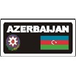 Sticker. Azerbaijan. Format .cdr