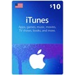 🔶iTunes [ Gift Card ] 10 $ USD US (USA)