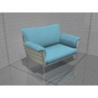 3D models of furniture, sofa Samurai