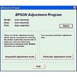 Adjustment program Epson TX400/TX409