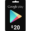 Google Play 20 USD Gift Card US