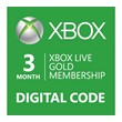 Xbox Live Gold3+1m  Digital Code Global+RU  without VPN