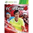 Top Spin 4 + 2 game xbox 360 (Transfer)