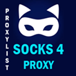 List of Socks4 proxy - 10 days.