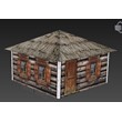3d model hut for games