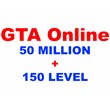 GTA Online boost: 50 MILLION+150 LEVELS (on PC)✅