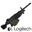 Macro on M249 + 8х for RUST