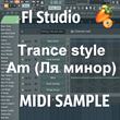 Trans/Sample/Bit Am for FL midi: Bass-Drum-String-Pluck