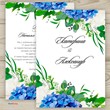 Invitation template for the wedding № 124