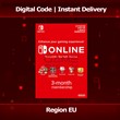 Nintendo Switch Online Membership 3 Months EU +DISCOUNS