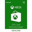 Xbox Gift Card 5$ USA